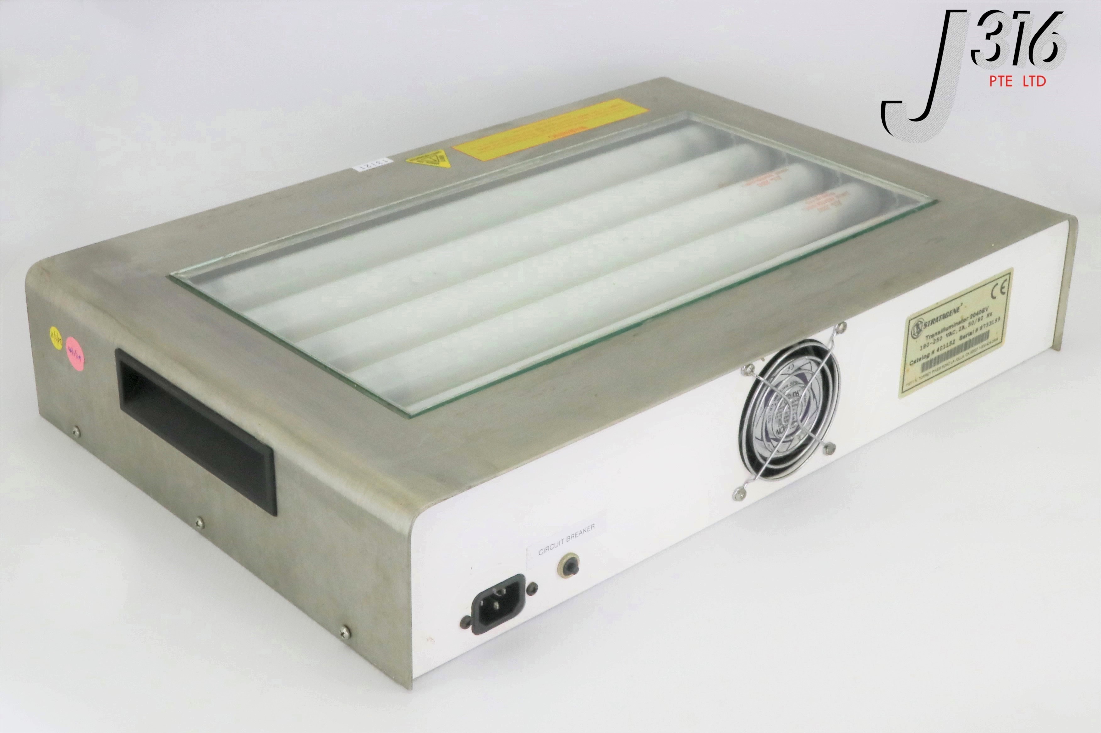 13121 STRATAGENE UV LAMP TRANSILLUMINATOR, 180-250 VAC, 2A, 50